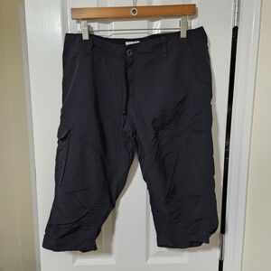 Women's Black Cargo Shorts